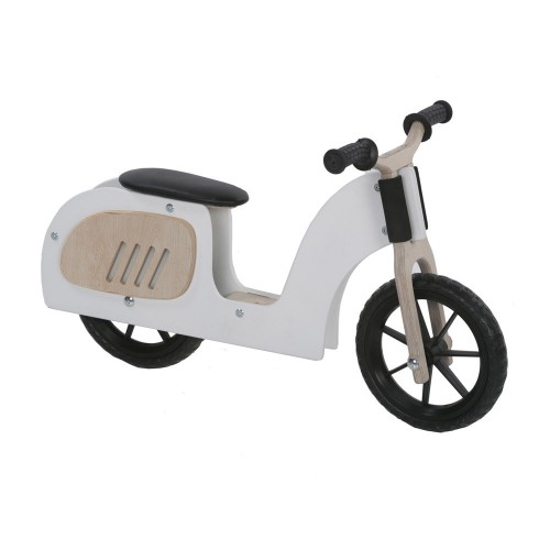 Moto de Madera Blanca Alondra