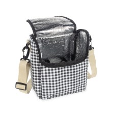 Bolsa Térmica Walking Mum Colección I Love Vichy Negro