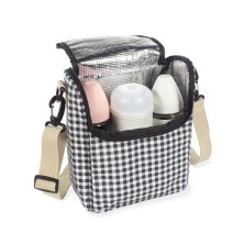 Bolsa Térmica Walking Mum Colección I Love Vichy Negro