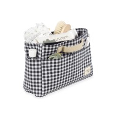 Neceser bebés recién nacidos  Walking Mum I Love Vichy Negro