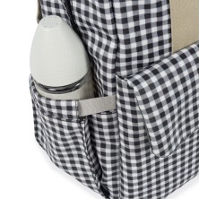 Mochila para Bebés Walking Mum I Love Vichy Negro