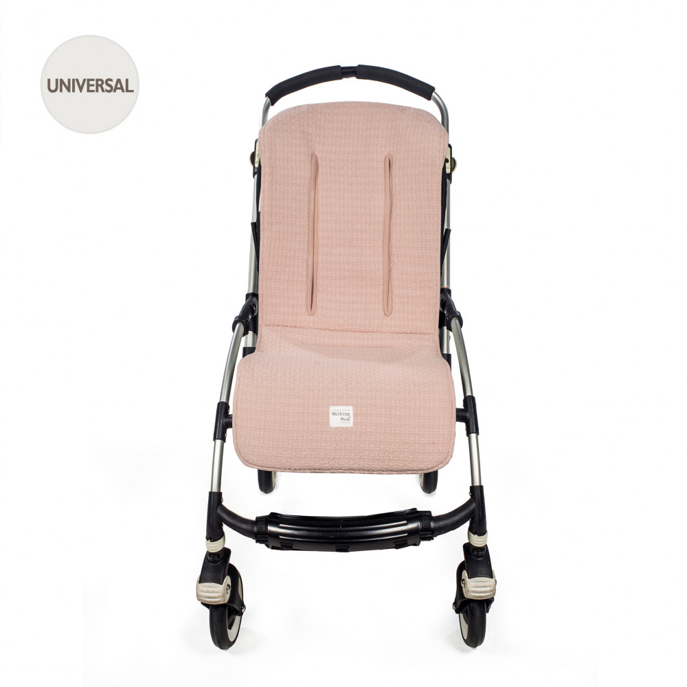 Mochila cambiador I Love Vichy rosa de Walking Mum para carrito bebé