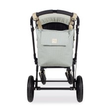 Bolsa Canastilla bebé Walking Mum I Love Vichy Verde