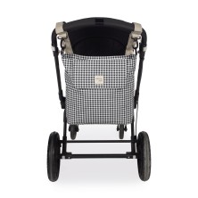 Bolsa Canastilla bebé Walking Mum I Love Vichy Negro