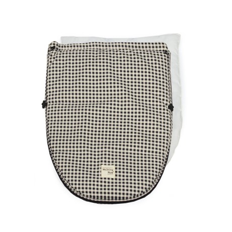 Saco Silla Bebé Entretiempo Walking Mum I Love Vichy Negro