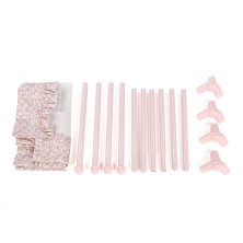 Cama de Viaje Juguete Pasito a Pasito Lili Flor Rosa