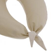 Cojín Lactancia Bebé Luna Vichy10 Beige Cambrass