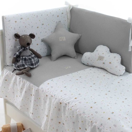 Colcha y Protector Cuna Uzturre T/60 Sebastian
