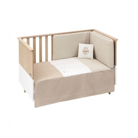 Juego 2 piezas Colcha Cuna 60x120x3 Sky Beige Cambrass