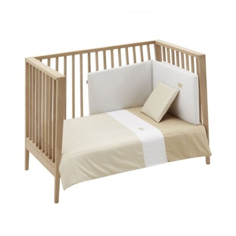 Juego 2 piezas Funda Nórdica Vichy Beige Cambrass