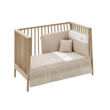 Juego 2 piezas Colcha Cuna 60x120x3 Alma Beige Cambrass