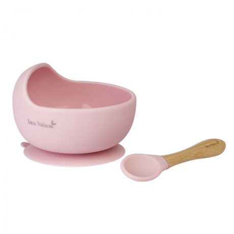 Set de Alimentación para Bebé Saro Wave Rosa