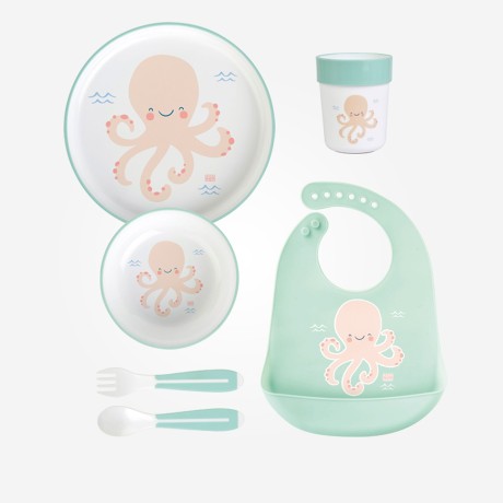 Vajilla 6 pzs Happy Sea Saro