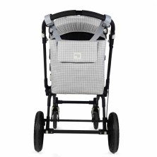 Bolsa Canastilla bebé Walking Mum I Love Vichy Gris