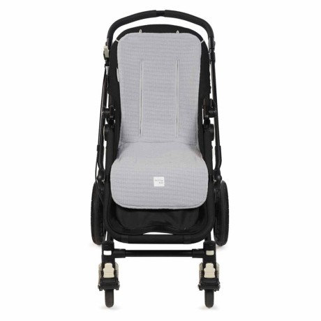 Colchoneta silla bebé Walking Mum I Love Vichy Gris