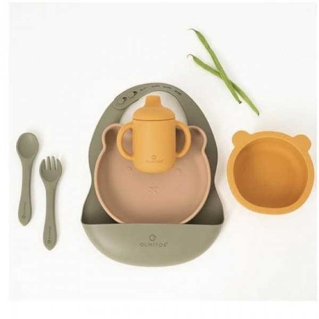 Vajilla de Silicona 7 pzs Olmitos