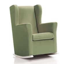 Sillón de Lactancia Alondra Sogno Tapizado en Tela