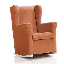 Sillón de Lactancia Alondra Sogno Tapizado en Tela