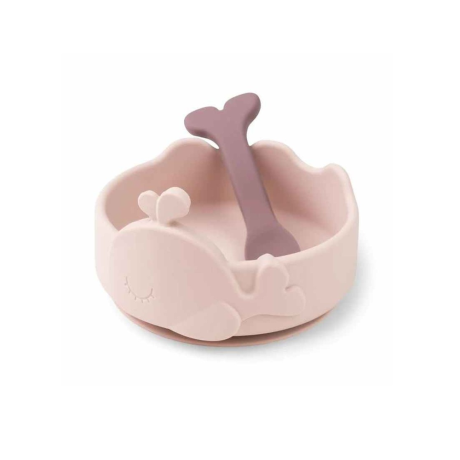 Bol y Cuchara de Silicona Stick&Stay Done By Deer