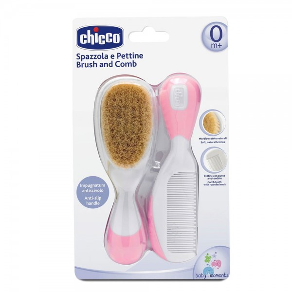 Set Cepillo y Peine Pelo Natural Chicco