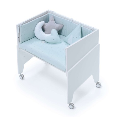 Minicuna de Colecho Alondra EQUO 50x80cm (5 en 1) Blanca