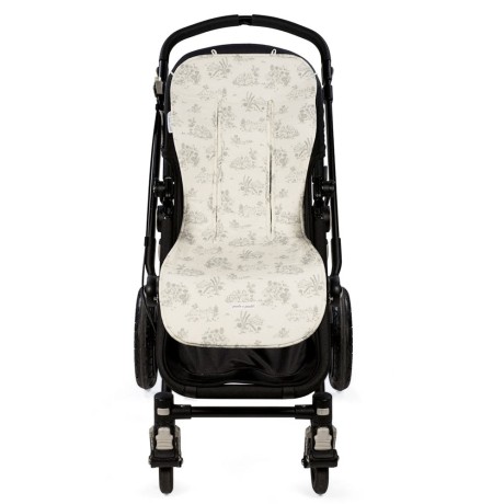 Colchoneta Verano Toile de Jouy Cream Pasito a Pasito