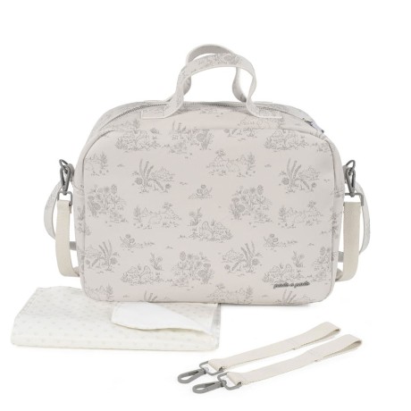Bolsa Canastilla Toile de Jouy Cream Pasito a Pasito