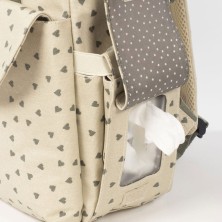 Mochila Poppy Corazones Musgo Walking Mum