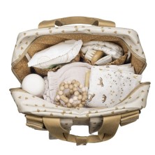 Mochila Poppy Corazones Canela Walking Mum