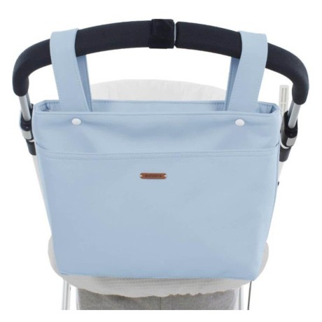 Bolso Talega Uzturre MA Midi Polipiel Azul