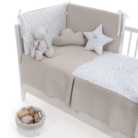 Colcha y Protector Uzturre T/60 Col. Benjamin Piedra