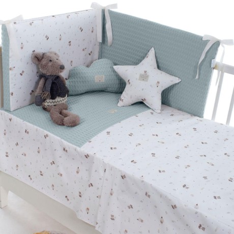 Colcha y Protector Uzturre T/60 Col. Gaspar Menta