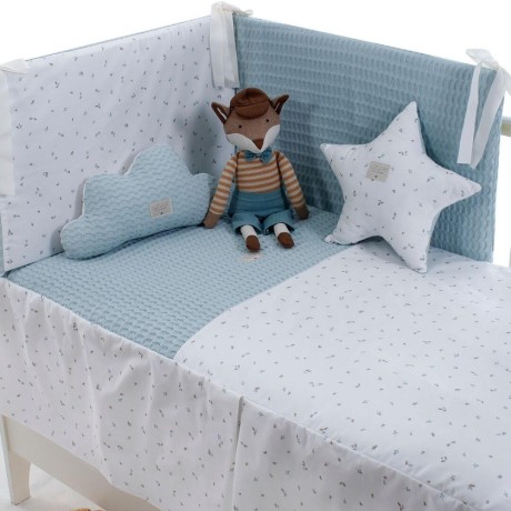 Colcha y Protector Uzturre T/60 Col. Renatai Menta