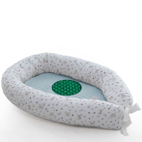 Nido Colecho Bebé Uzturre Lemur Bambi Menta