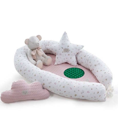 Nido Colecho Bebé Uzturre Lemur Benjamin Rosa