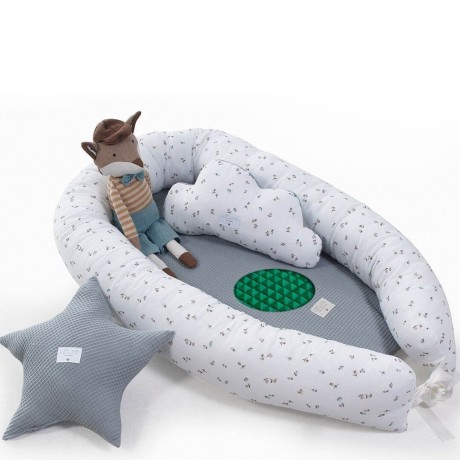 Nido Colecho Bebé Uzturre Lemur Bruna Menta