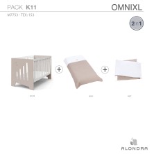 Cuna Colecho Alondra OMNI XL 6 en 1 | Pefecta Para Acompañar a tu Bebé