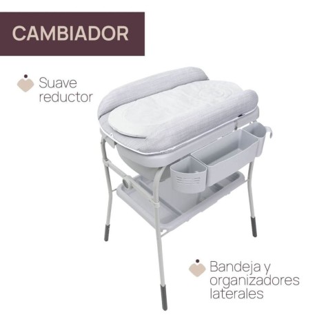 Bañera y Cambiador Cuddle & Bubble Dots Chicco