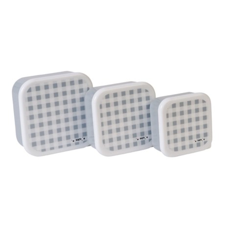 Set de 3 Cajitas para el Almuerzo Vichy Saro