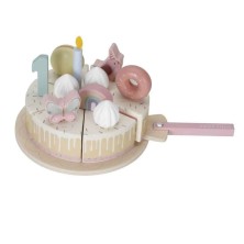 Pastel de Cumpleaños Rosa de Juguete Little Dutch