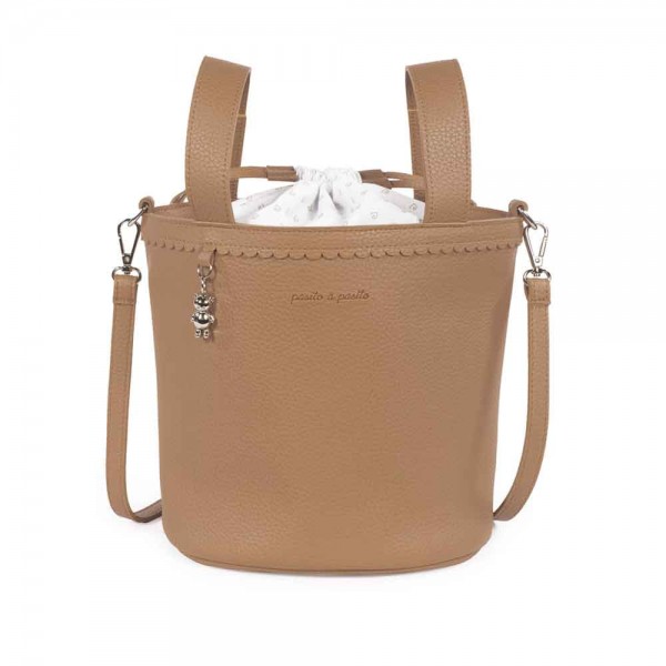 Bolsa Bucket Icon Caramel Pasito a...