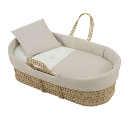 Moisés Bebé Mio Cuco + Patas Une Lino Beige Cambrass