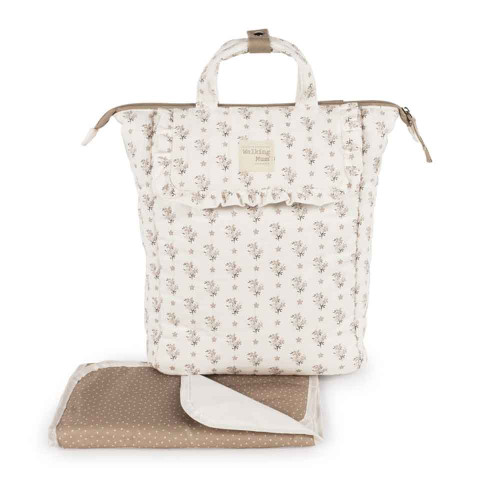 Mochila Botton Flores...