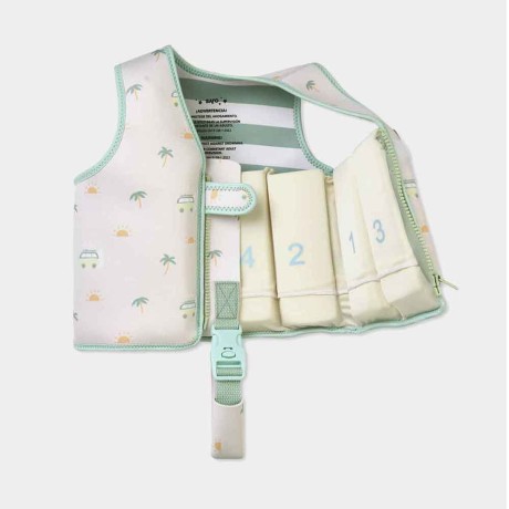 Chaleco Flotador Saro Palmeras 1-3 Años