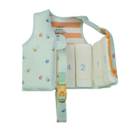 Chaleco Flotador Saro Verde Abejas 1-3 Años