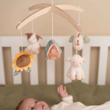 Móvil Musical Pequeña Granja de Little Dutch