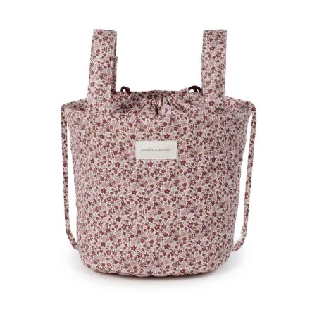 Bolsa Bucket Cherry Flores Pasito a Pasito