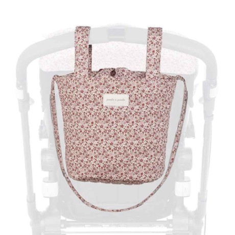 Bolsa Bucket Cherry Flores Pasito a Pasito
