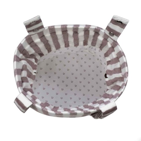 Bolsa Bucket Cherry Rayas Pasito a Pasito