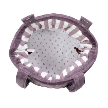 Bolsa Bucket Cherry Velvet Pasito a Pasito